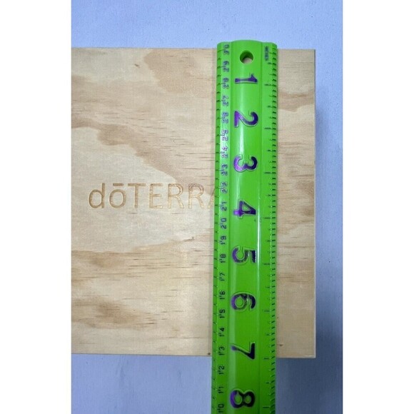 Doterra Essential Oils Empty Wooden Storage Box Case Holds 25 Bottles - Picture 10 of 11